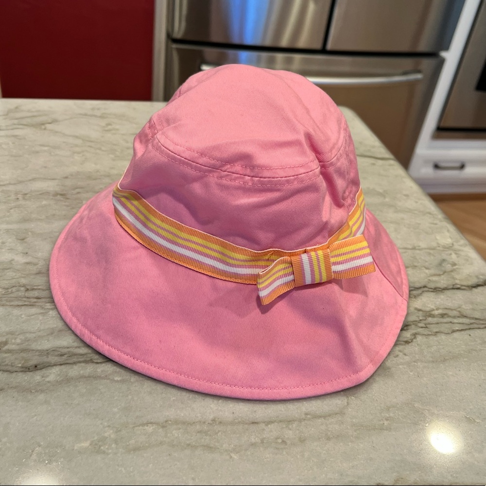 GAP Kids Sun Hat Pink w/ Bow Girl’s L/XL
